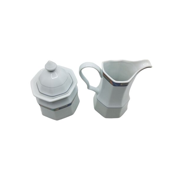 vintage christopher stuart southwest porcelain sugar and creamer - Picture 8 of 15